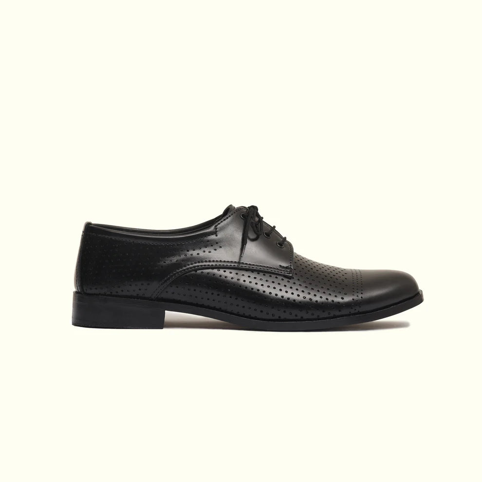 Handmade Lace Craft Formal Oxford Shoes - 25017
