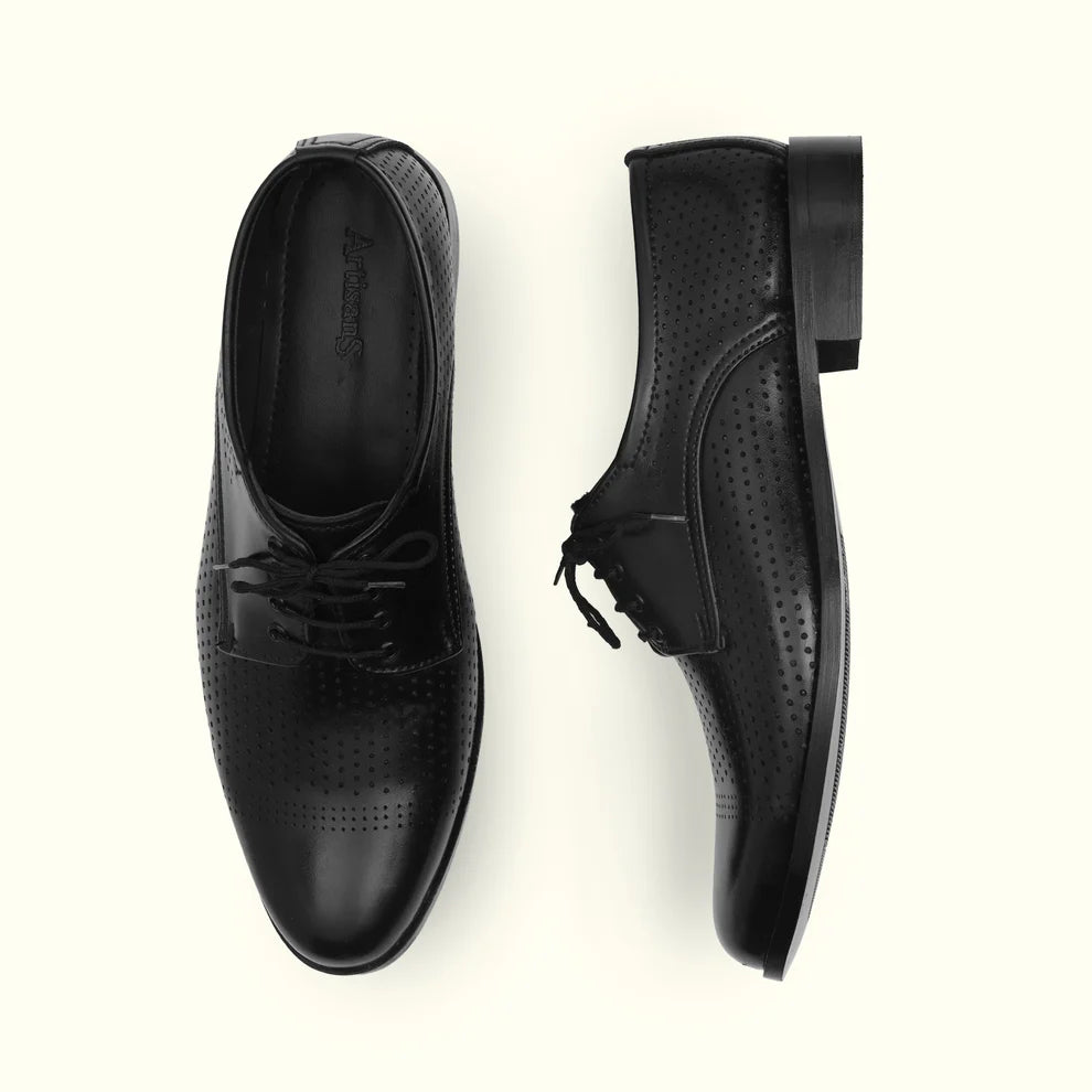 Handmade Lace Craft Formal Oxford Shoes - 25017