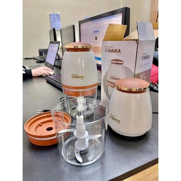4-in-1 Electric Food Processor – Handheld Meat Mincer, Chopper, Blender & Grinder | Fast & Multifunctional Kitchen Tool