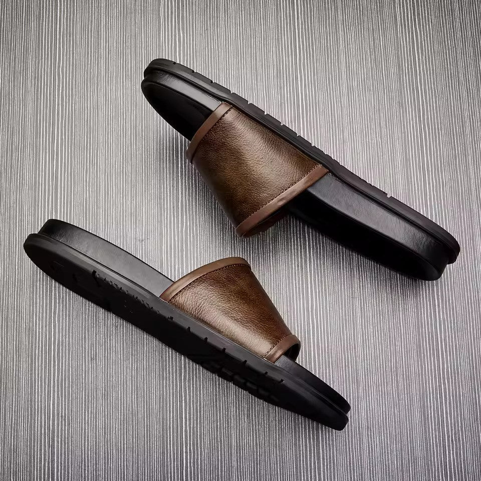 Handmade Extra Soft Leather Slippers- 5505