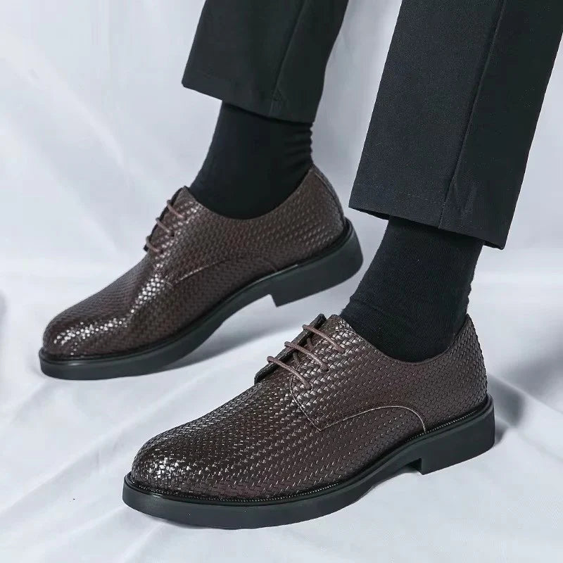 Handmade Oxford Leather Shoes - 11003 CBA