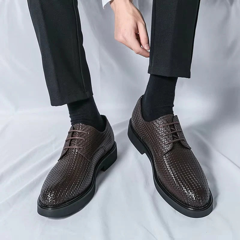 Handmade Oxford Leather Shoes - 11003 CBA