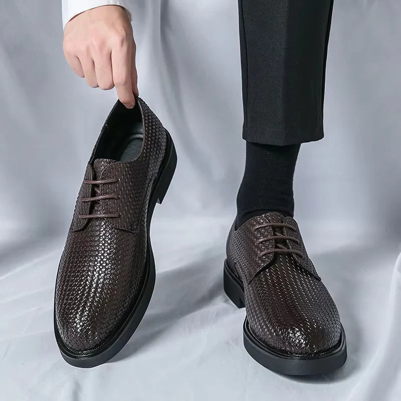 Handmade Oxford Leather Shoes - 11003 CBA