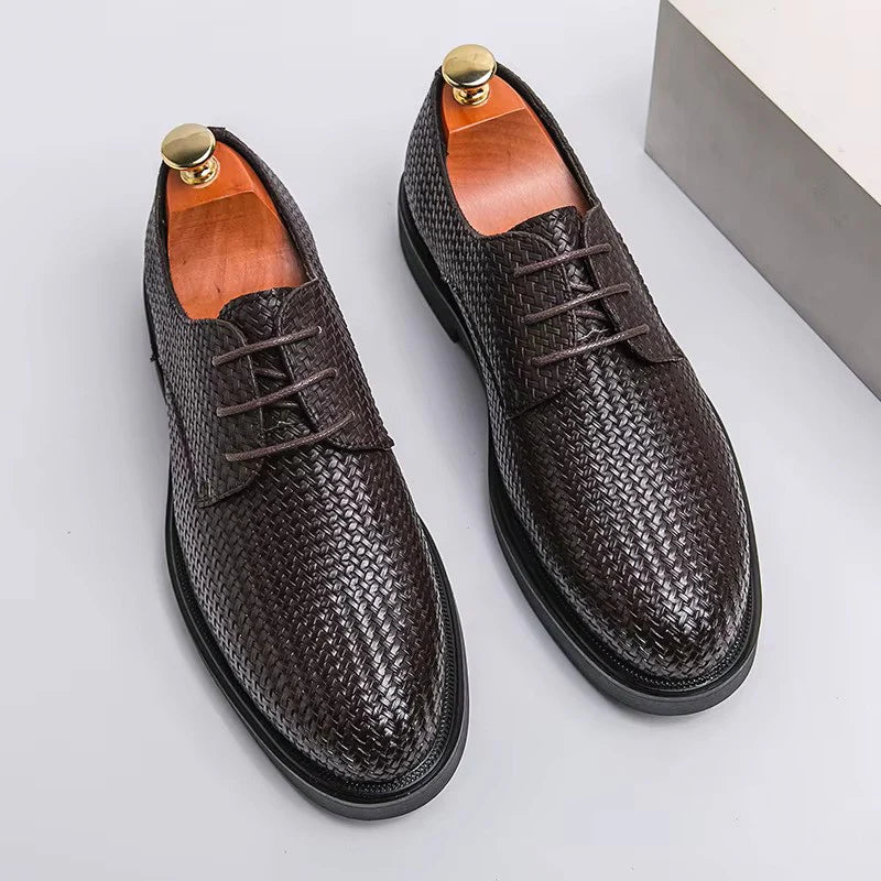 Handmade Oxford Leather Shoes - 11003 CBA