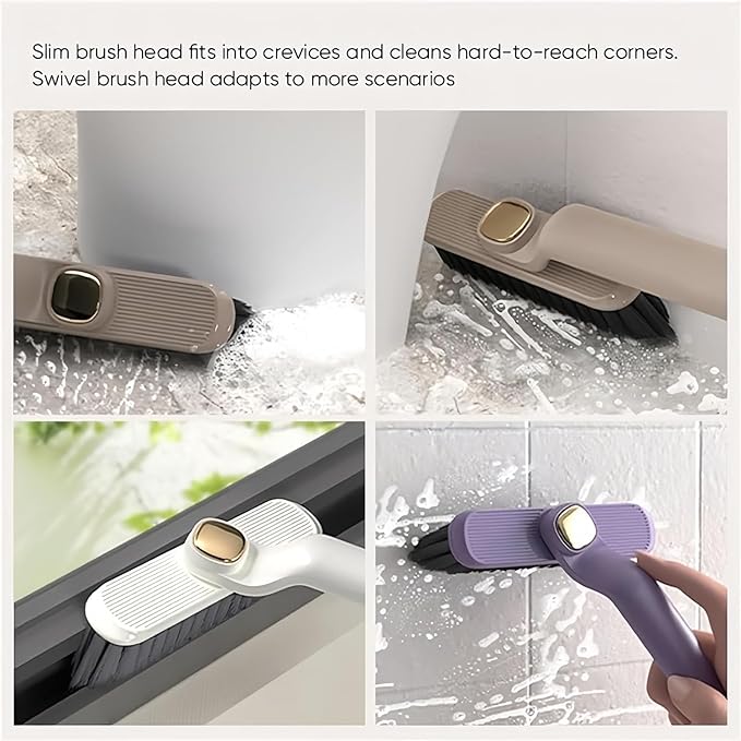 360° Rotating Crevice Cleaning Brush – Multi-Function Deep Cleaner for Hard-to-Reach Gaps | Home, Kitchen & Bathroom Use