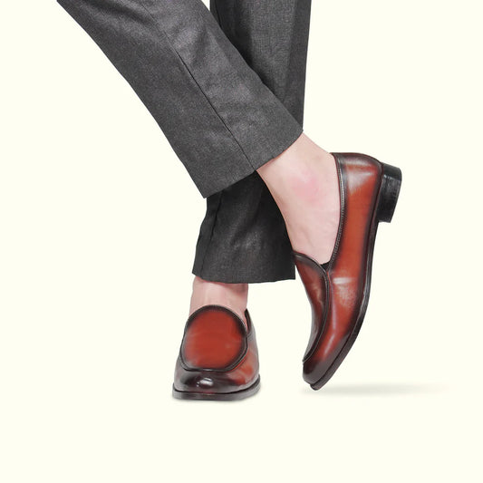 Handmade Men’s Formal leather Pumps Shoes-25040