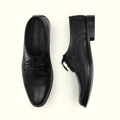 Handmade Lace Craft Formal Oxford Shoes - 25017