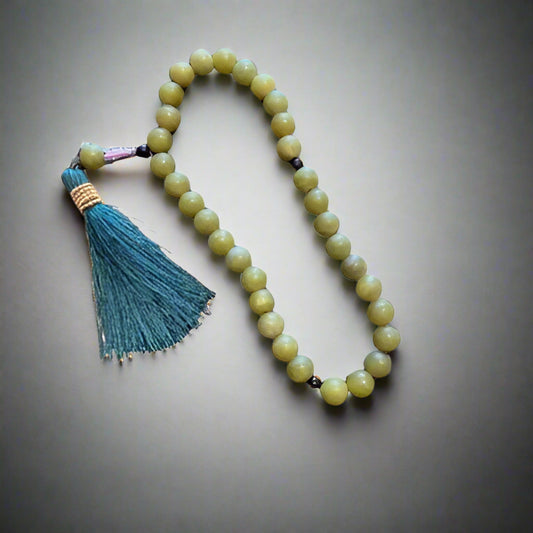 Zehar Mohra Tasbeeh – 33 Beads | Spiritual Healing & Dhikr | Handcrafted Prayer Beads