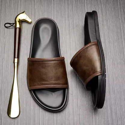 Handmade Extra Soft Leather Slippers- 5505
