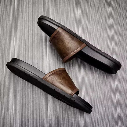 Handmade Extra Soft Leather Slippers- 5505