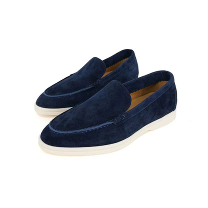 Handmade Suede Loafers - 13001 CBA