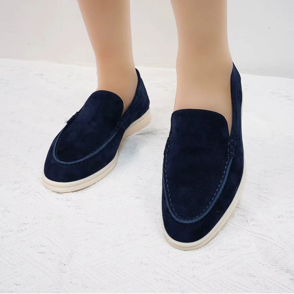 Handmade Suede Loafers - 13001 CBA