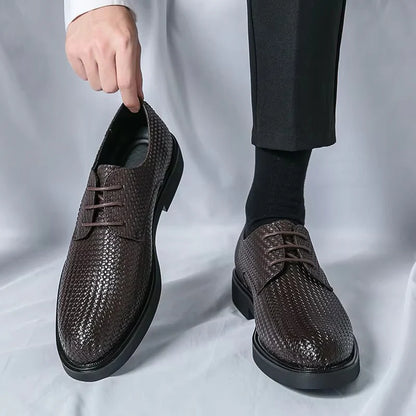 Handmade Oxford Leather Shoes - 11003 CBA
