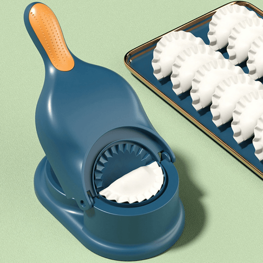 2-in-1 Dumpling Maker Tool – Manual Dumpling Wrapper Press & Mold | Food Grade Kitchen Gadget (Size L)