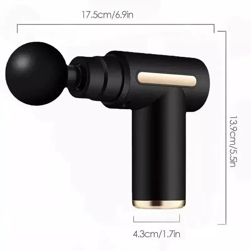 Portable Deep Tissue Massage Gun – Adjustable Speeds | Lightweight & Quiet Muscle Relief