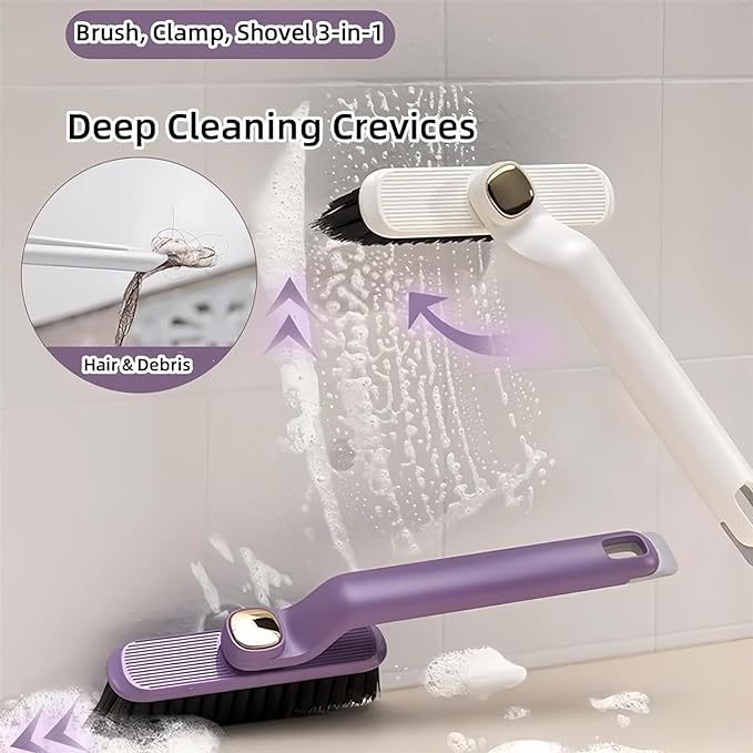 360° Rotating Crevice Cleaning Brush – Multi-Function Deep Cleaner for Hard-to-Reach Gaps | Home, Kitchen & Bathroom Use